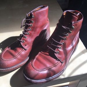Vintage Warm Brown Unisex Frye Penn Loc Boots🥃